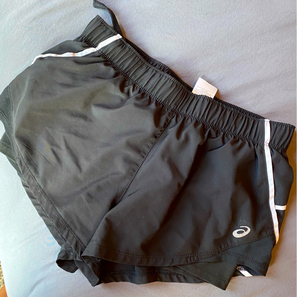 Asics Black Athletic Shorts